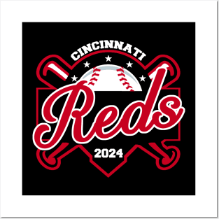 Reds Baseball Posters and Art